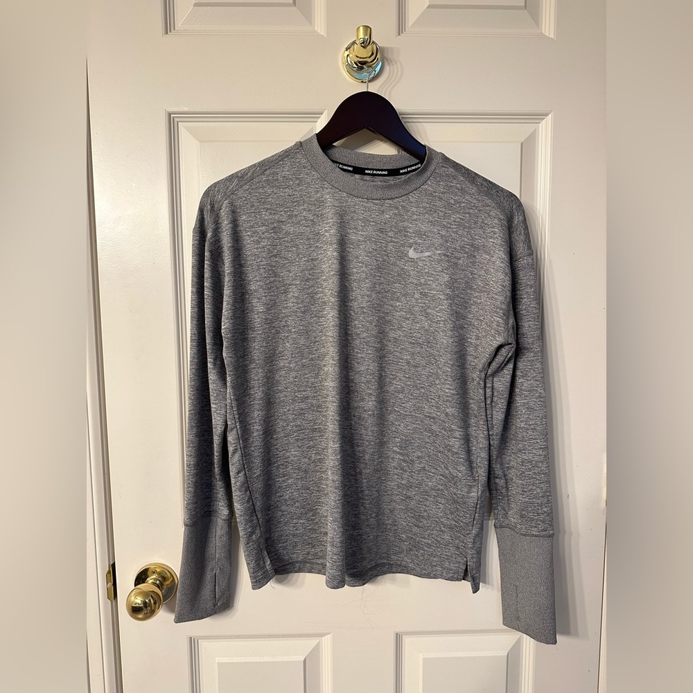 Nike running top - grey, s